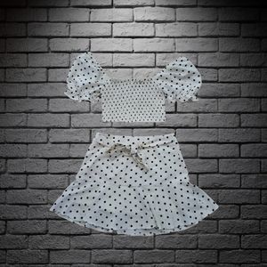 Sexy Polka Dot skirt set